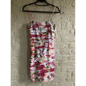 Dress Barn Floral Print Dress Size 4 NWT